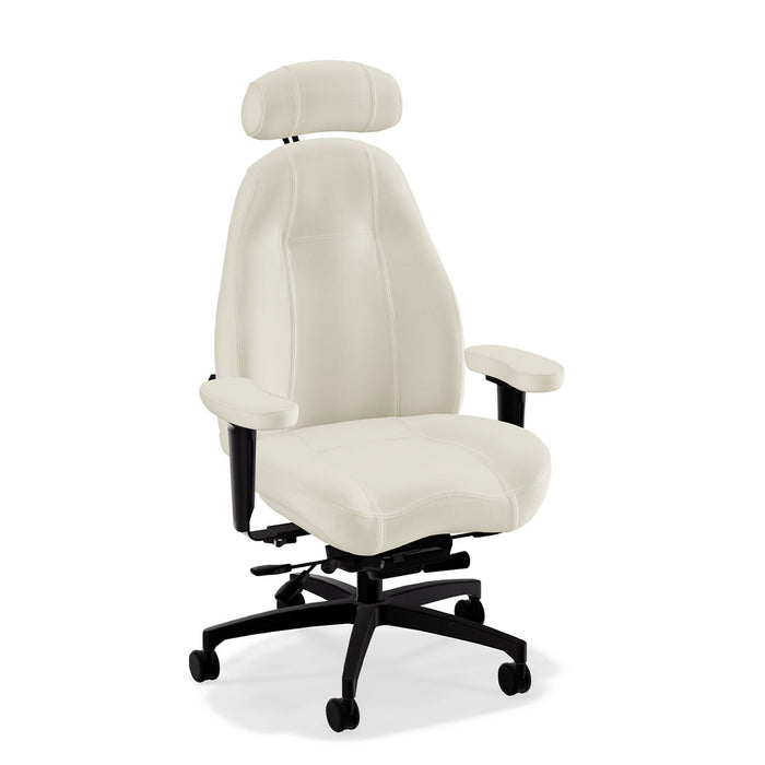 Mid Back Ultimate Executive Office Chair in Brisa Simulated Leather