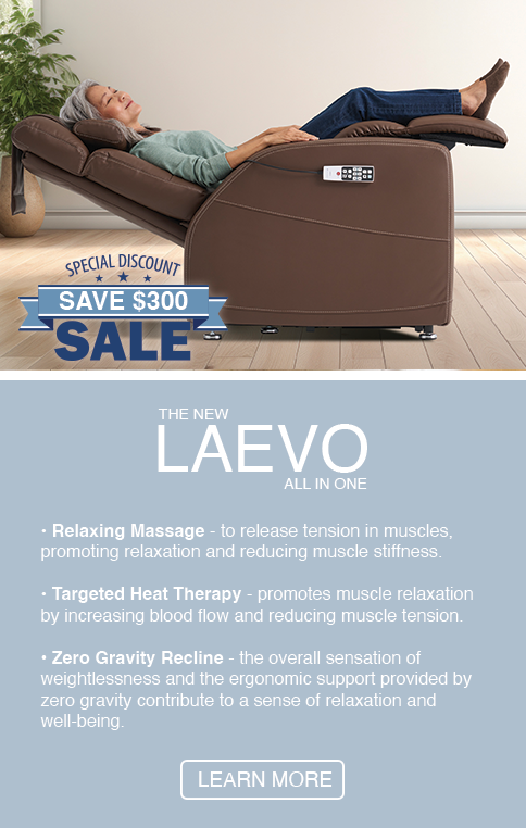 Laevo Zero Gravity Lift Chair mobile sale banner