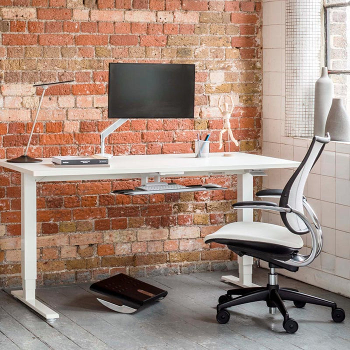 View product image of the Ergonomic Floating Desk in an office setting