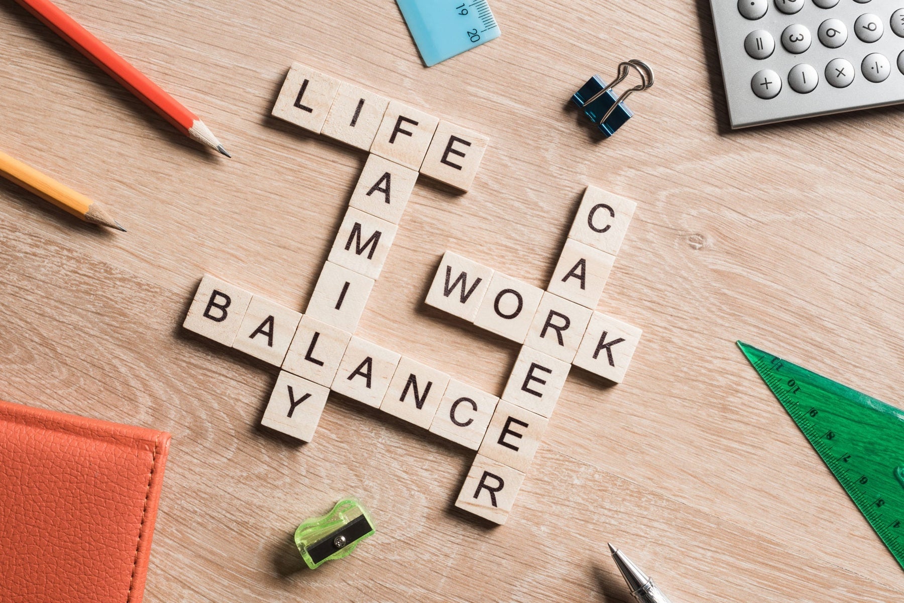 Work Life Balance Word Puzzle