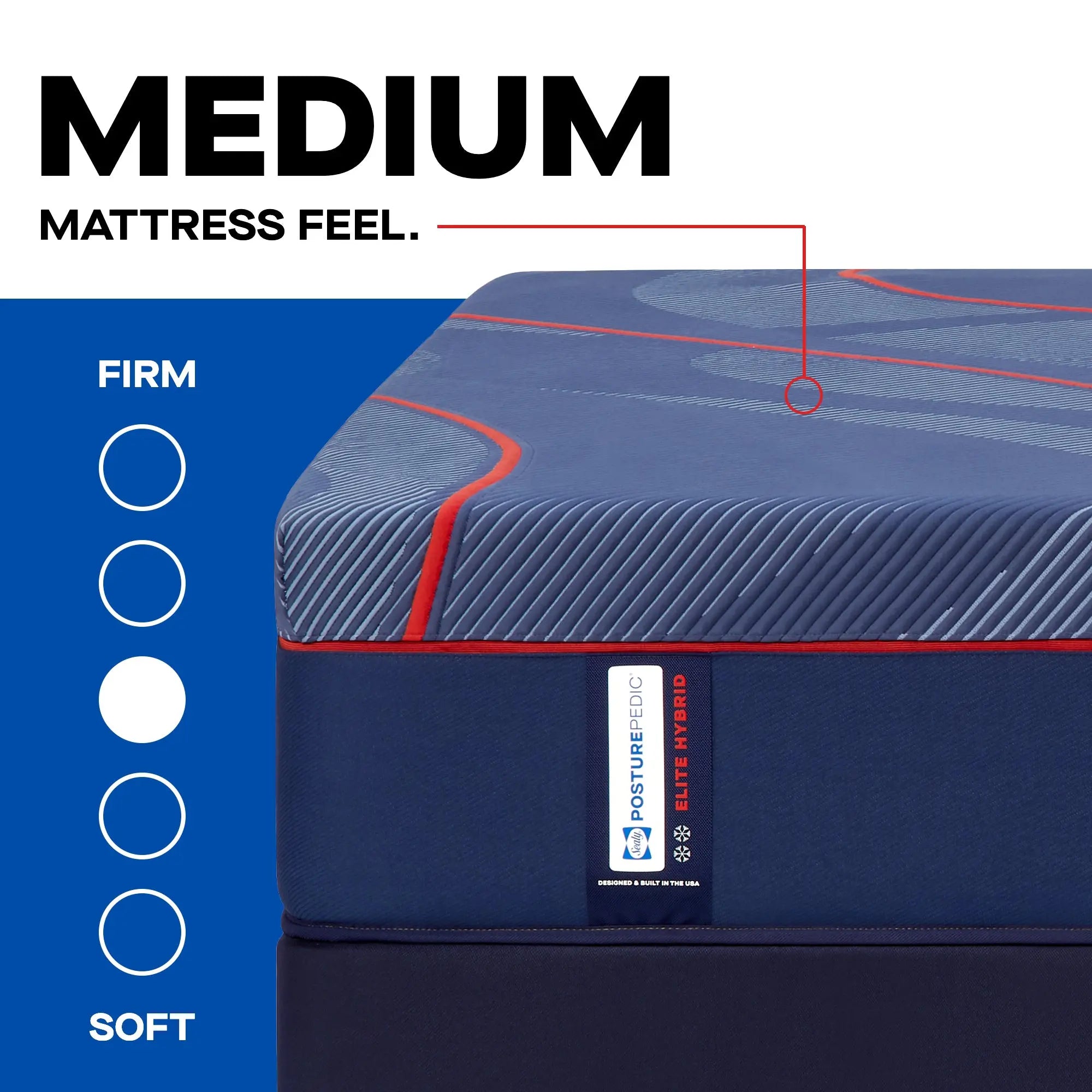 Sealy Posturepedic® Elite Hybrid 14" Medium Mattress Tempur-Pedic