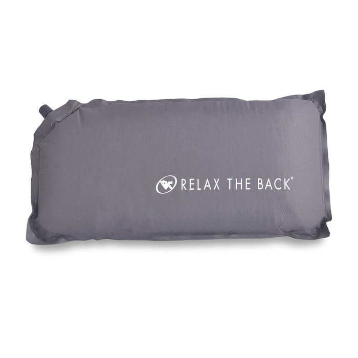 Self Inflating Back Rest in Charcoal