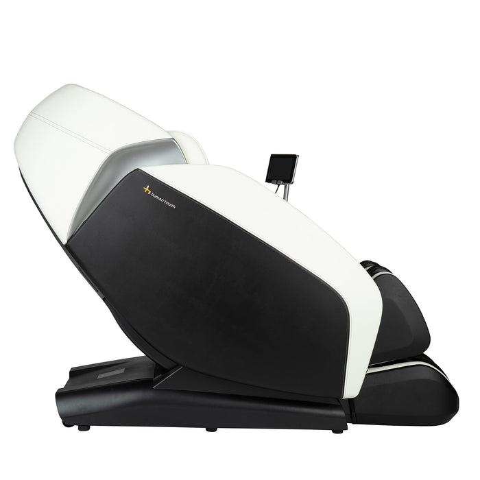 Side view of the Certus Massage Chair by Human Touch in the color white