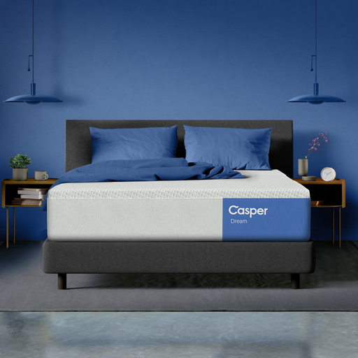 Casper Dream Hybrid 12" Medium Mattress in a bedroom setting.