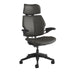 Freedom Office Chair with a headrest in Ticino leather