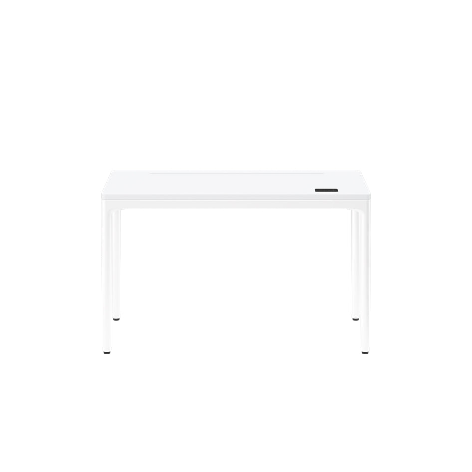 White rectangular object on a white background