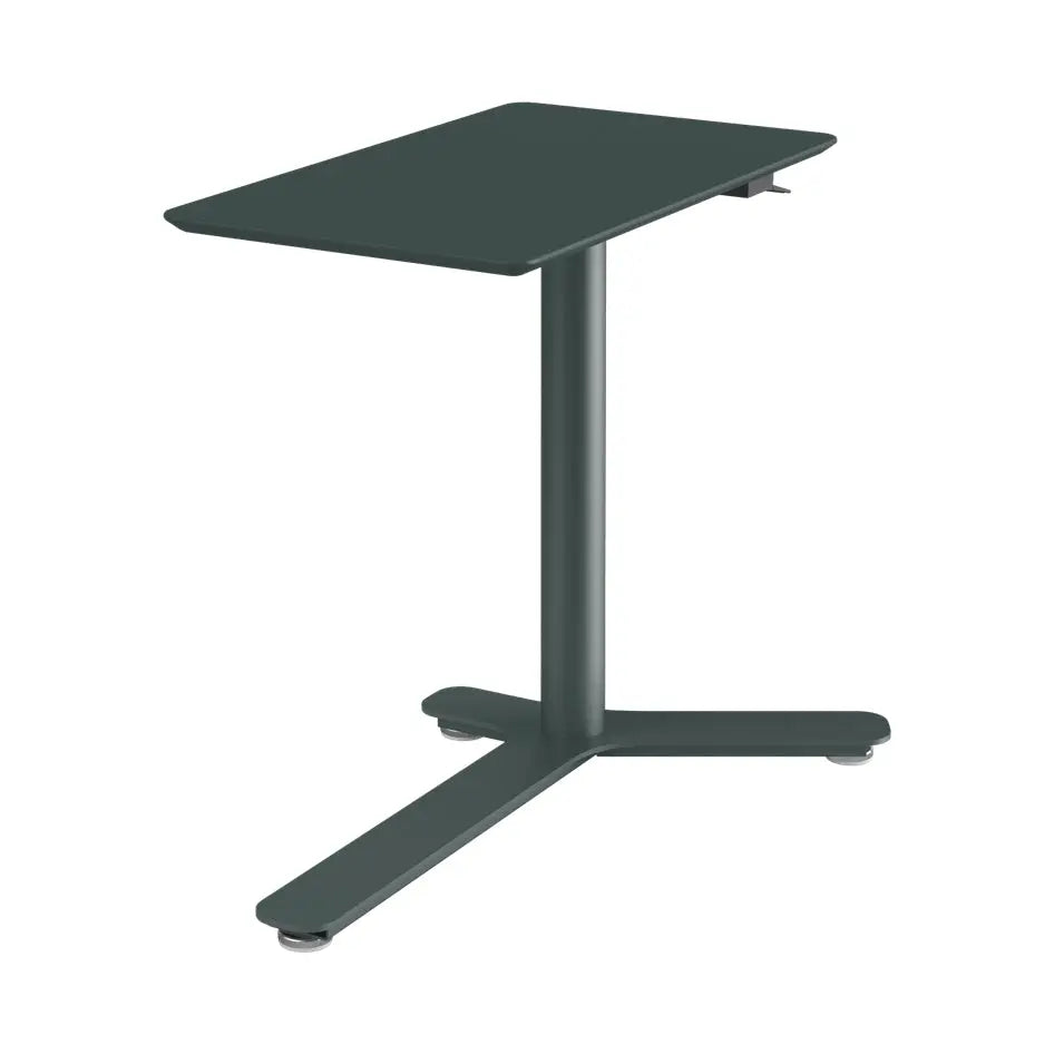 Float Mini Desk in a green base and green top.
