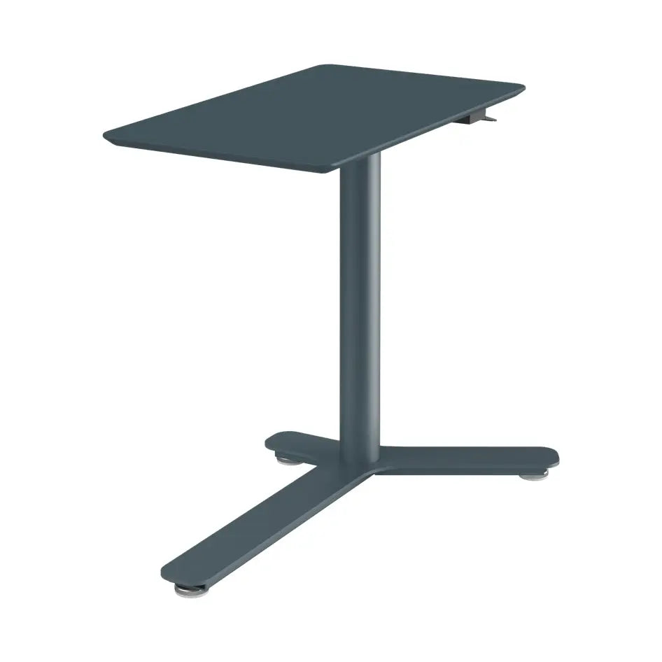 Float Mini Desk in a blue base and blue top.