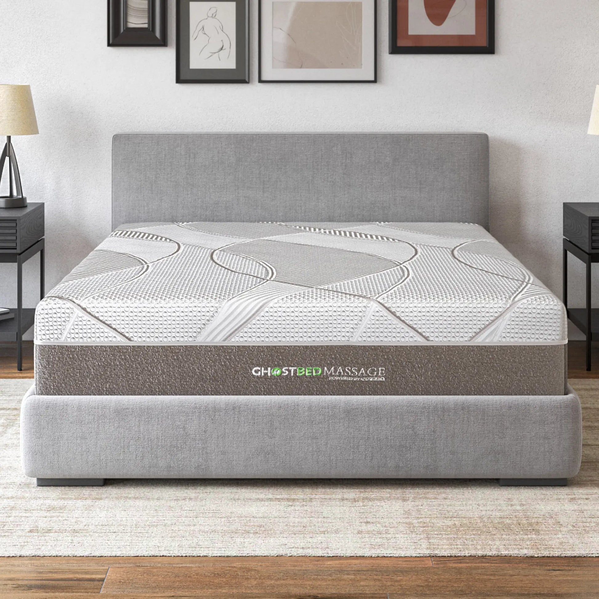 GhostBed Massage 12" Foam Mattress Ghost Bed