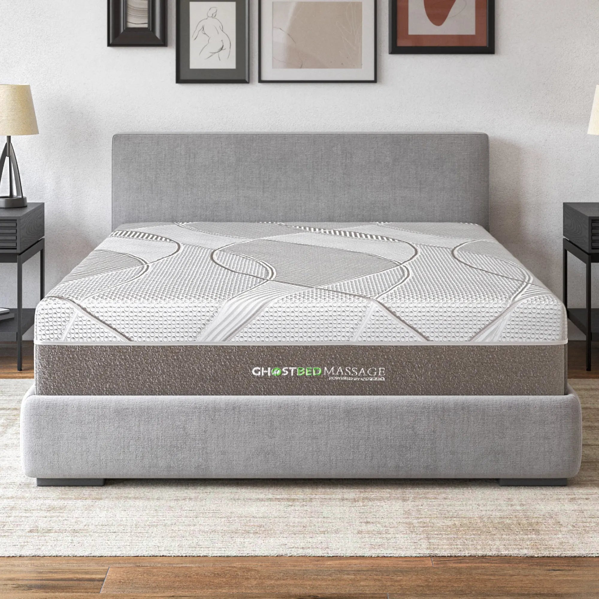 GhostBed Massage 12" Foam Mattress Ghost Bed
