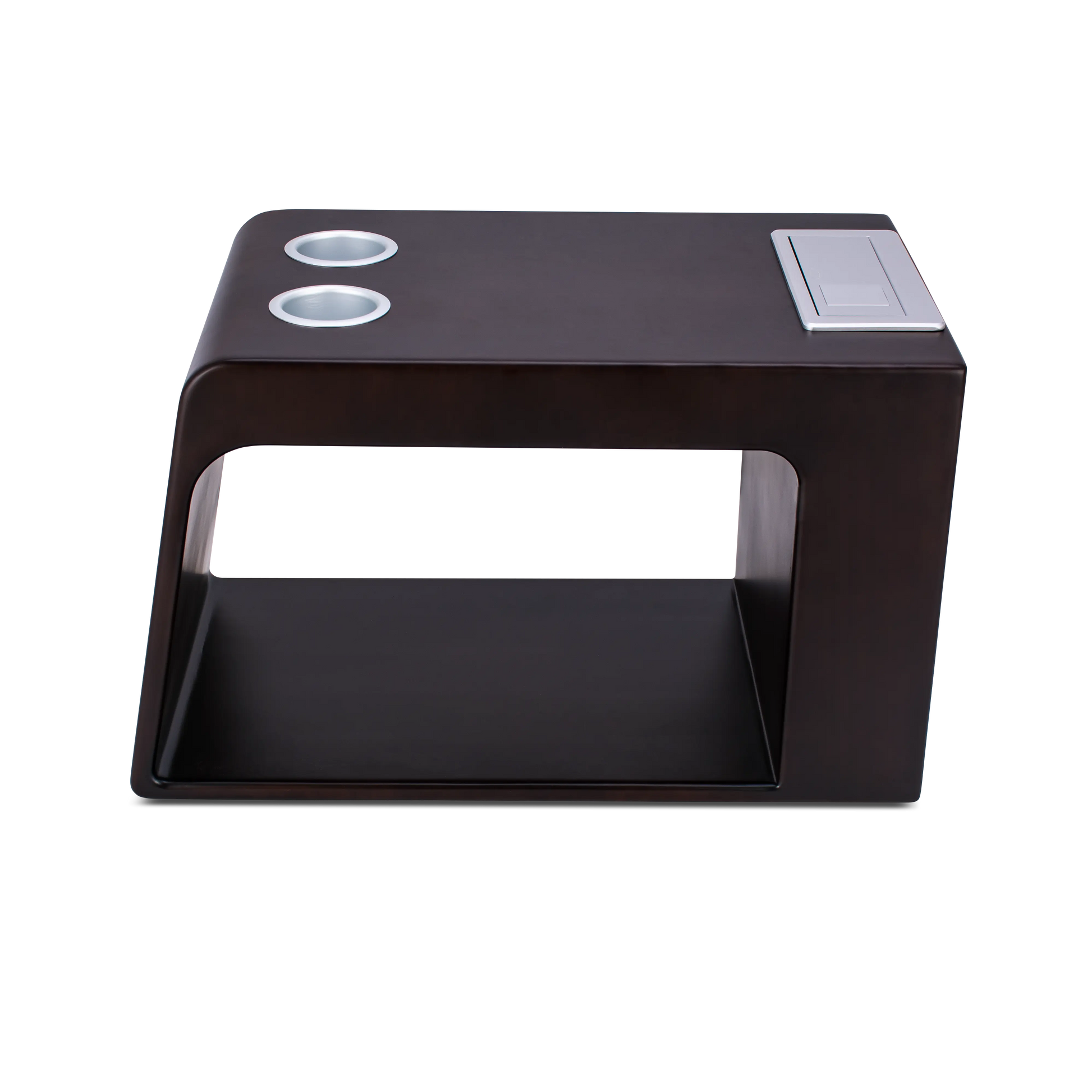 Hale Premiere Side Table in dark walnut