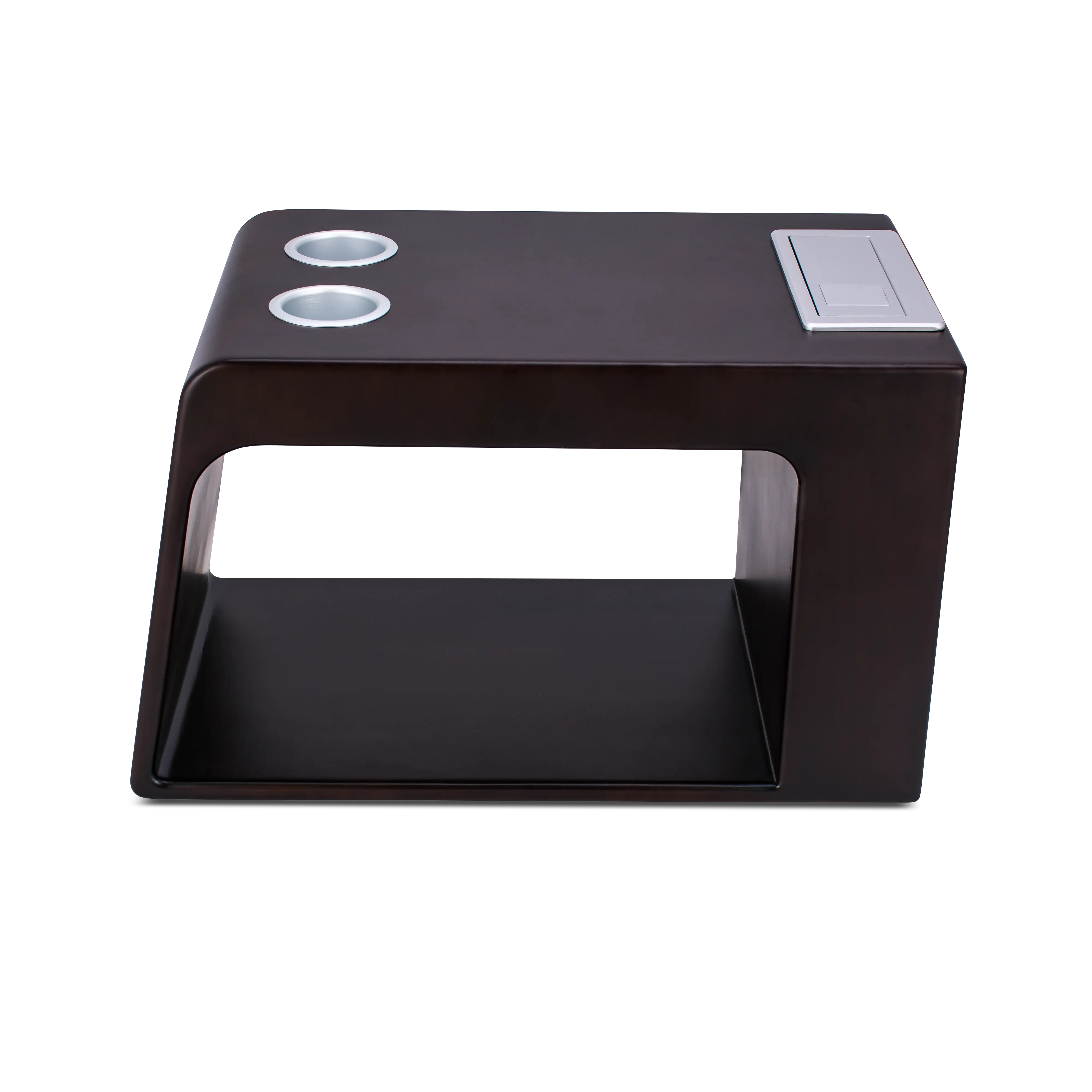 Hale Premiere Side Table in dark walnut