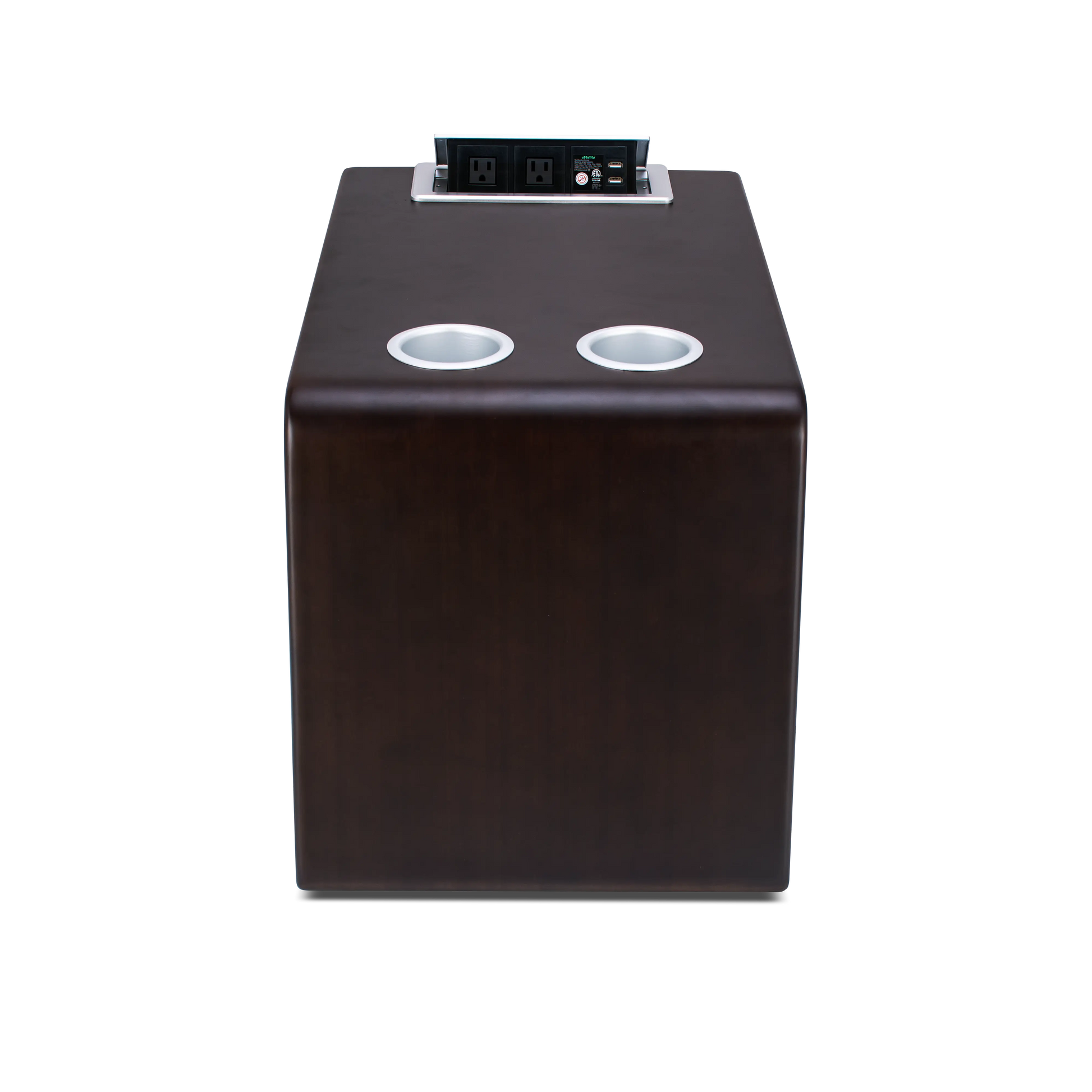 Hale Premiere Side Table in dark walnut