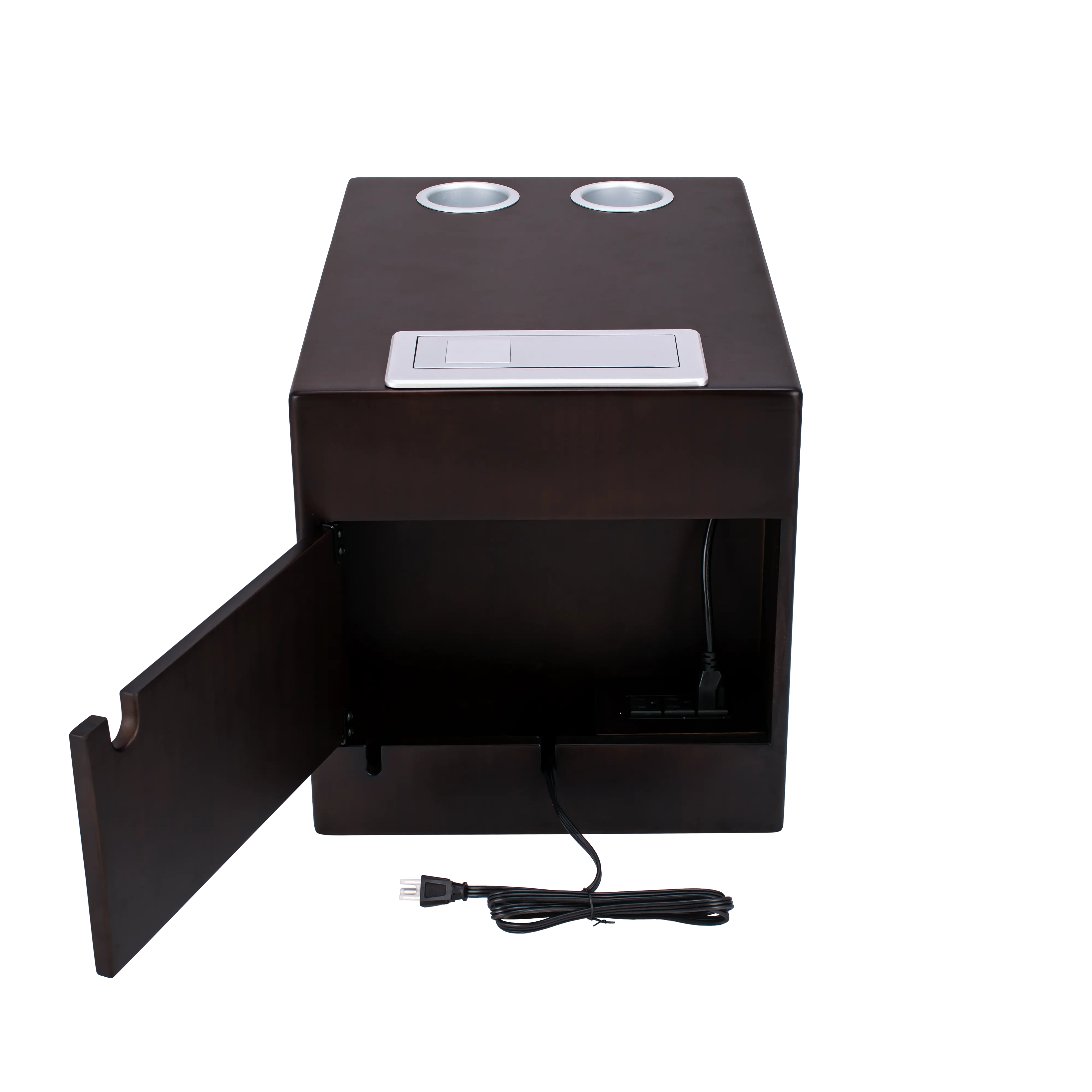 Hale Premiere Side Table in dark walnut