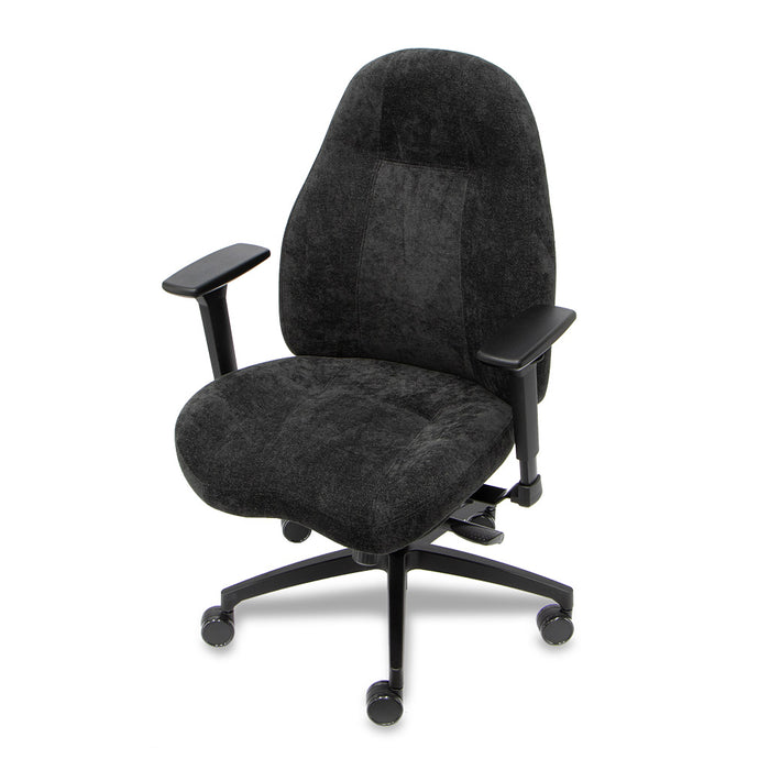 High Back Essential Office Chair by Lifeform in the color coal