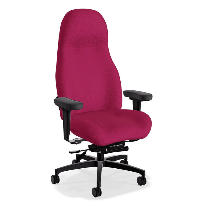 High Back Ultimate Executive Office Chair in magenta