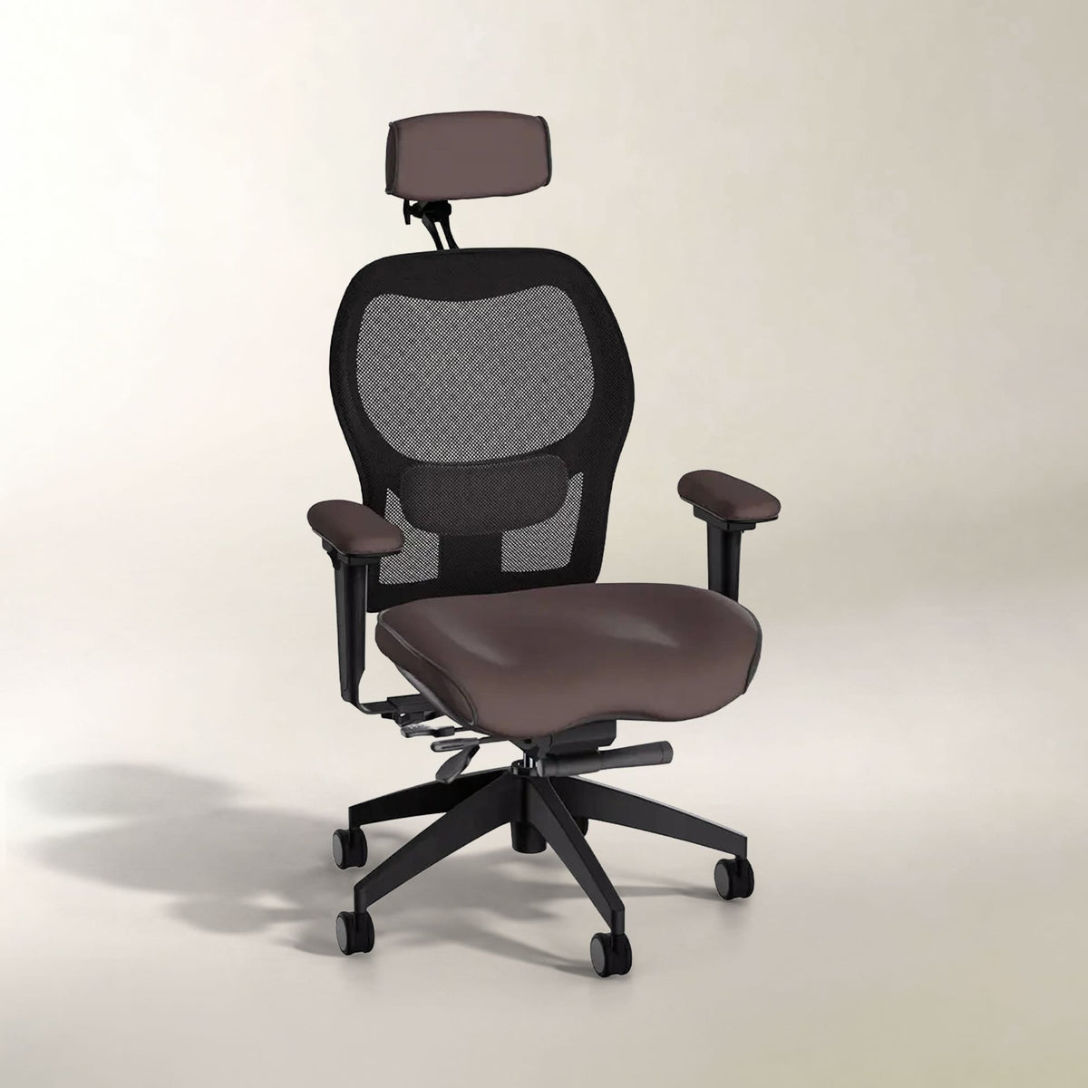 Brezza Ergonomic Mesh Desk Chair (With Headrest)