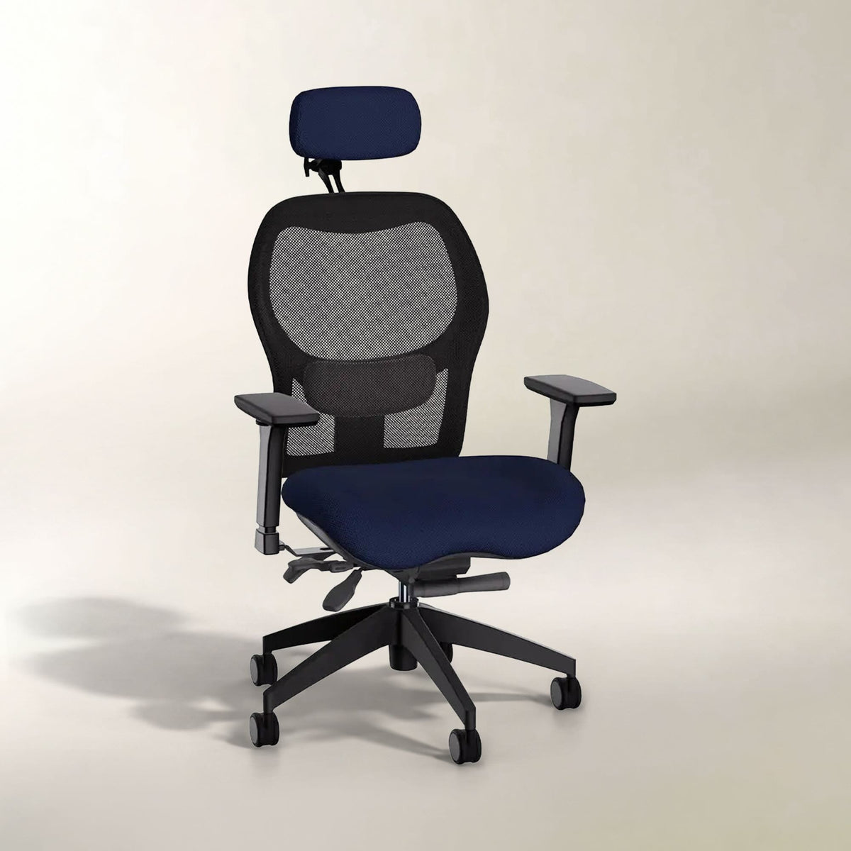 Brezza Ergonomic Mesh Desk Chair (With Headrest)