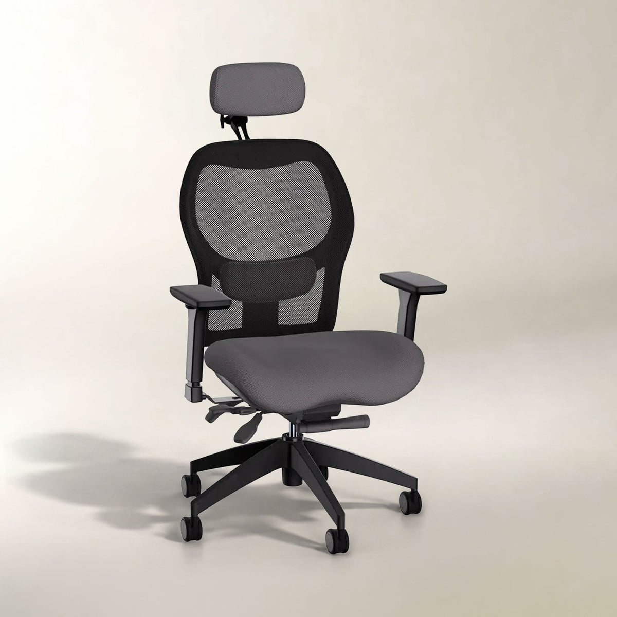 Brezza Ergonomic Mesh Desk Chair (With Headrest)