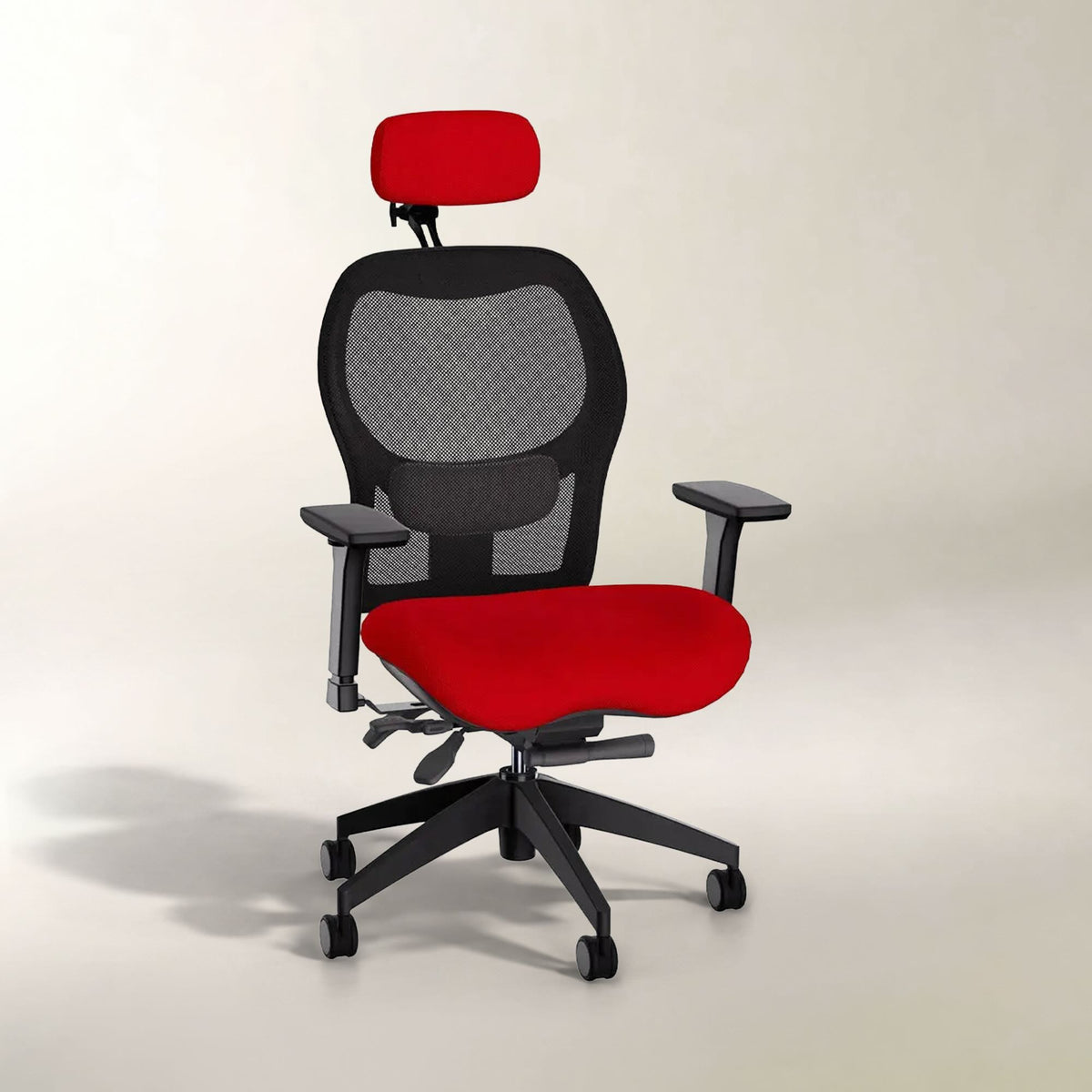 Brezza Ergonomic Mesh Desk Chair (With Headrest)