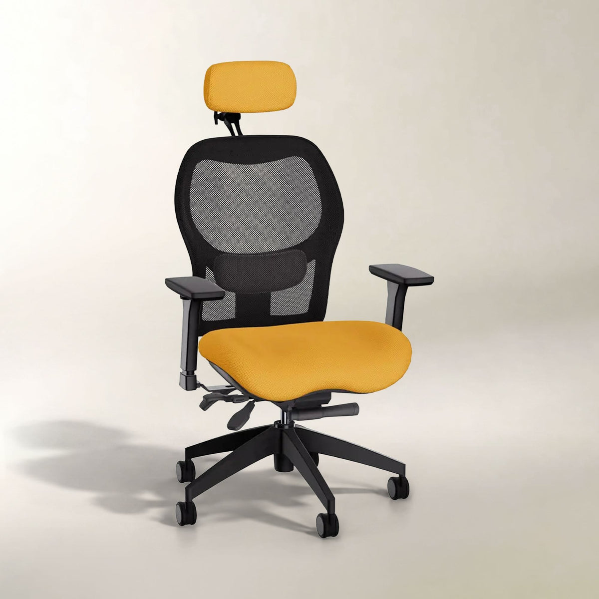 Brezza Ergonomic Mesh Desk Chair (With Headrest)