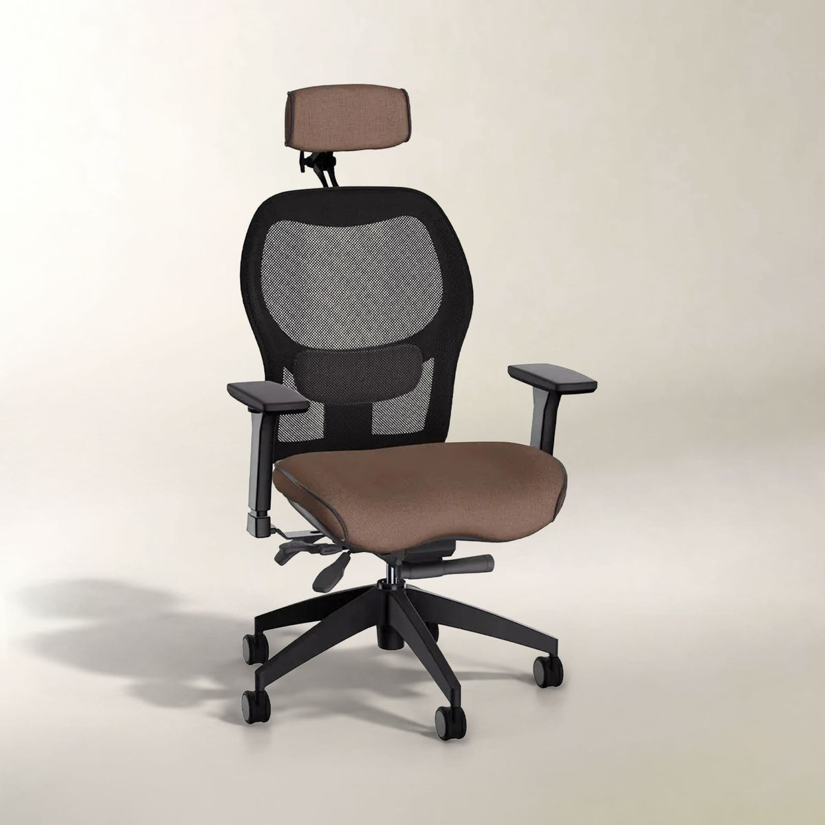 Brezza Ergonomic Mesh Desk Chair (With Headrest)