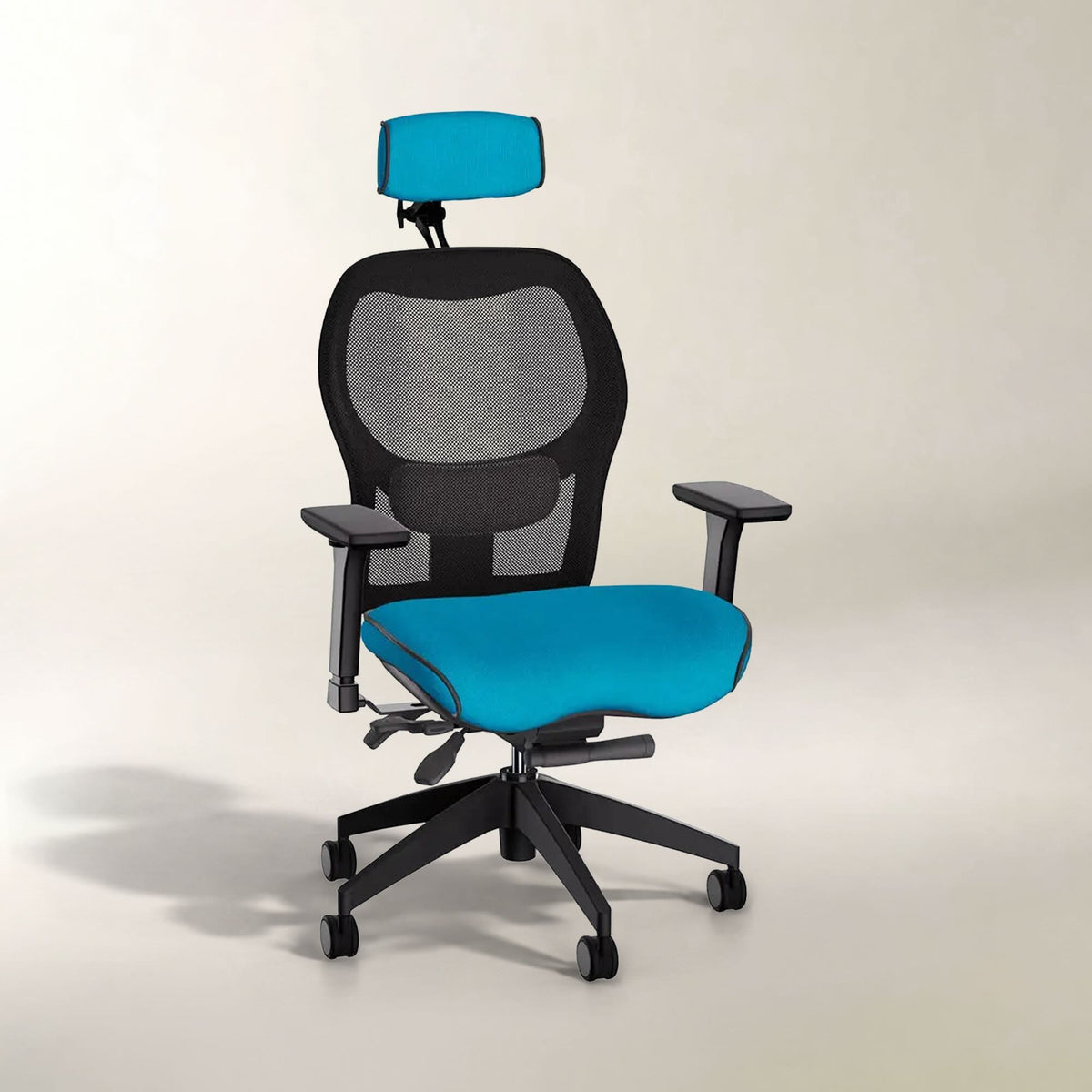 Brezza Ergonomic Mesh Desk Chair (With Headrest)