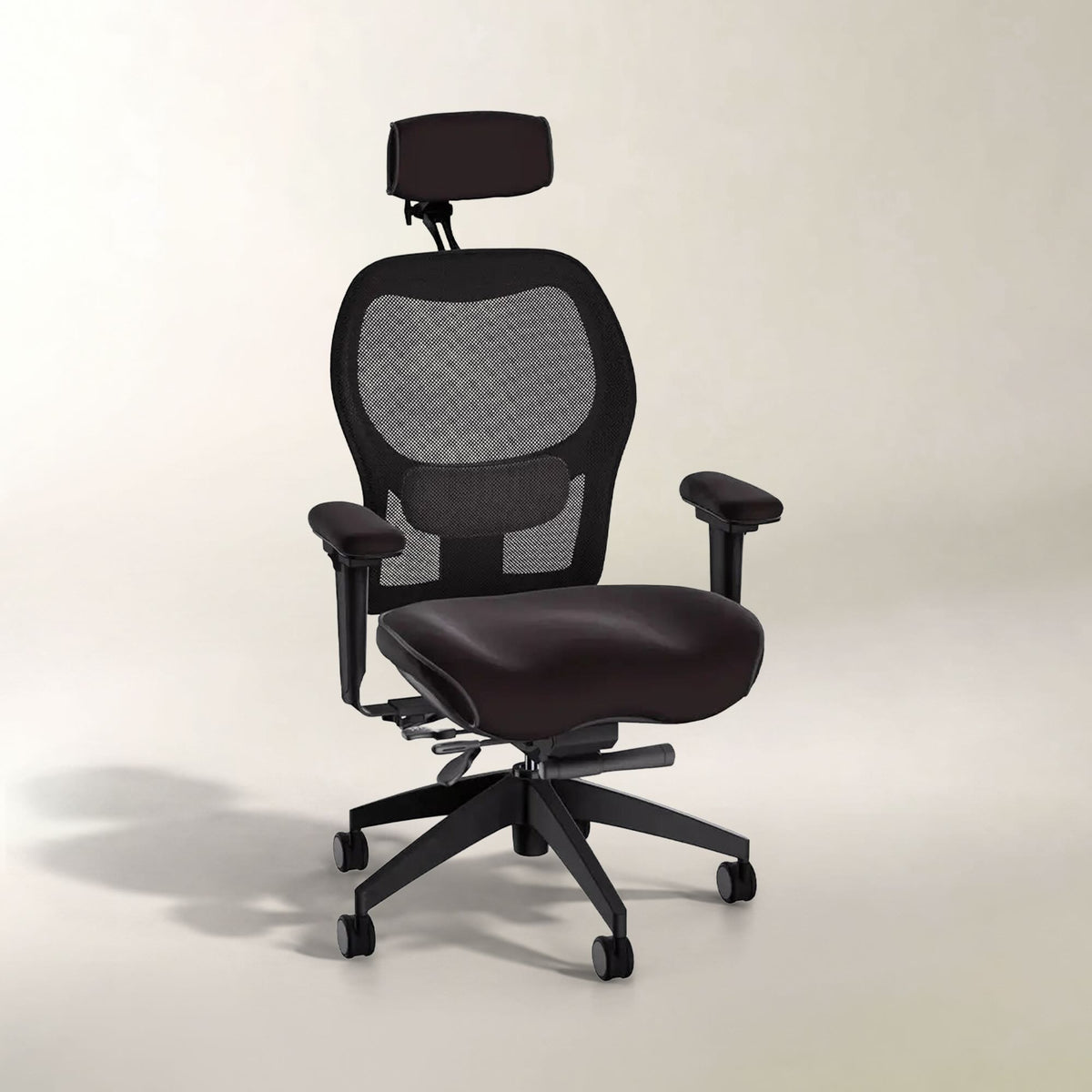 Brezza Ergonomic Mesh Desk Chair (With Headrest)