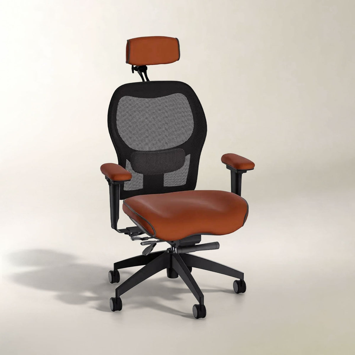 Brezza Ergonomic Mesh Desk Chair (With Headrest)