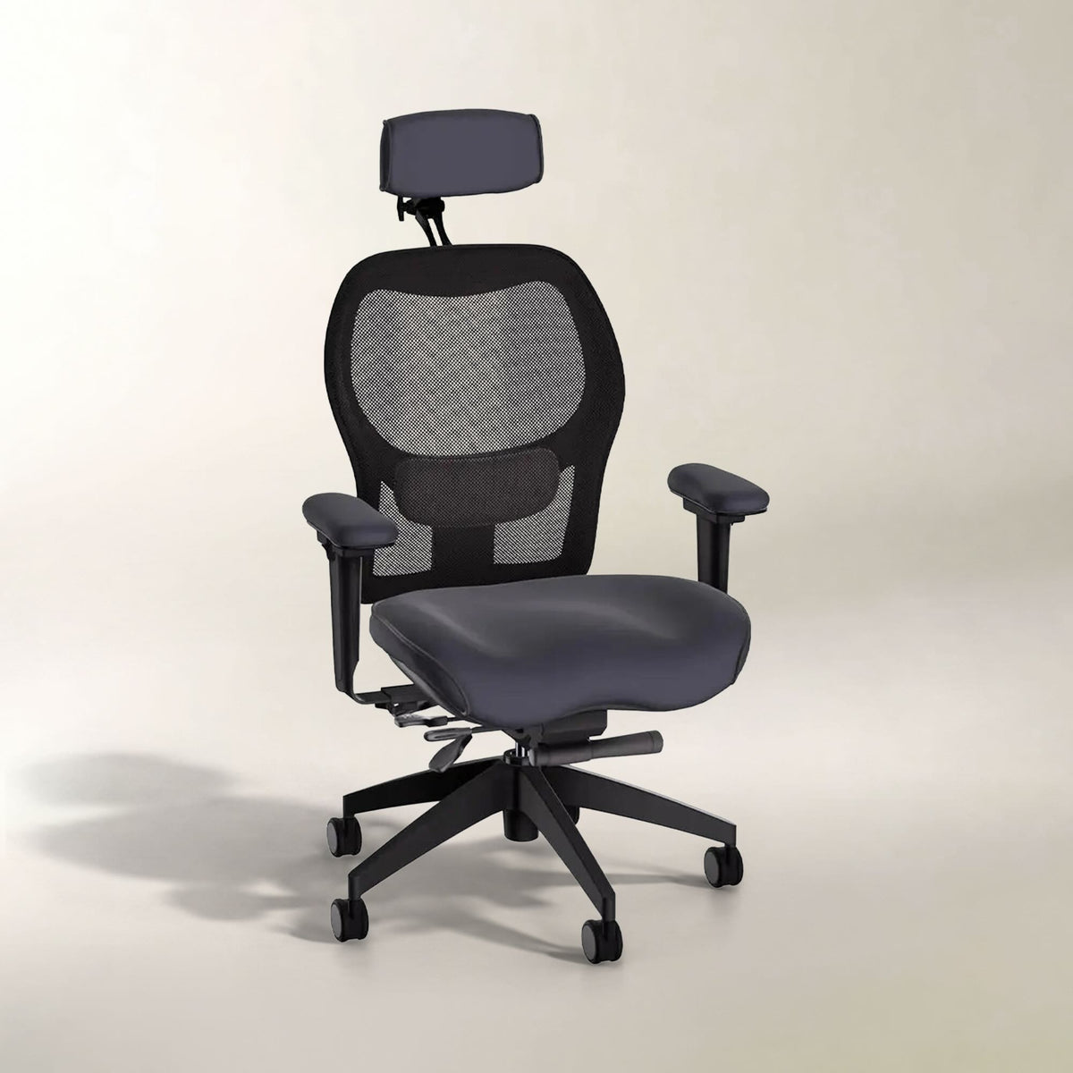 Brezza Ergonomic Mesh Desk Chair (With Headrest)