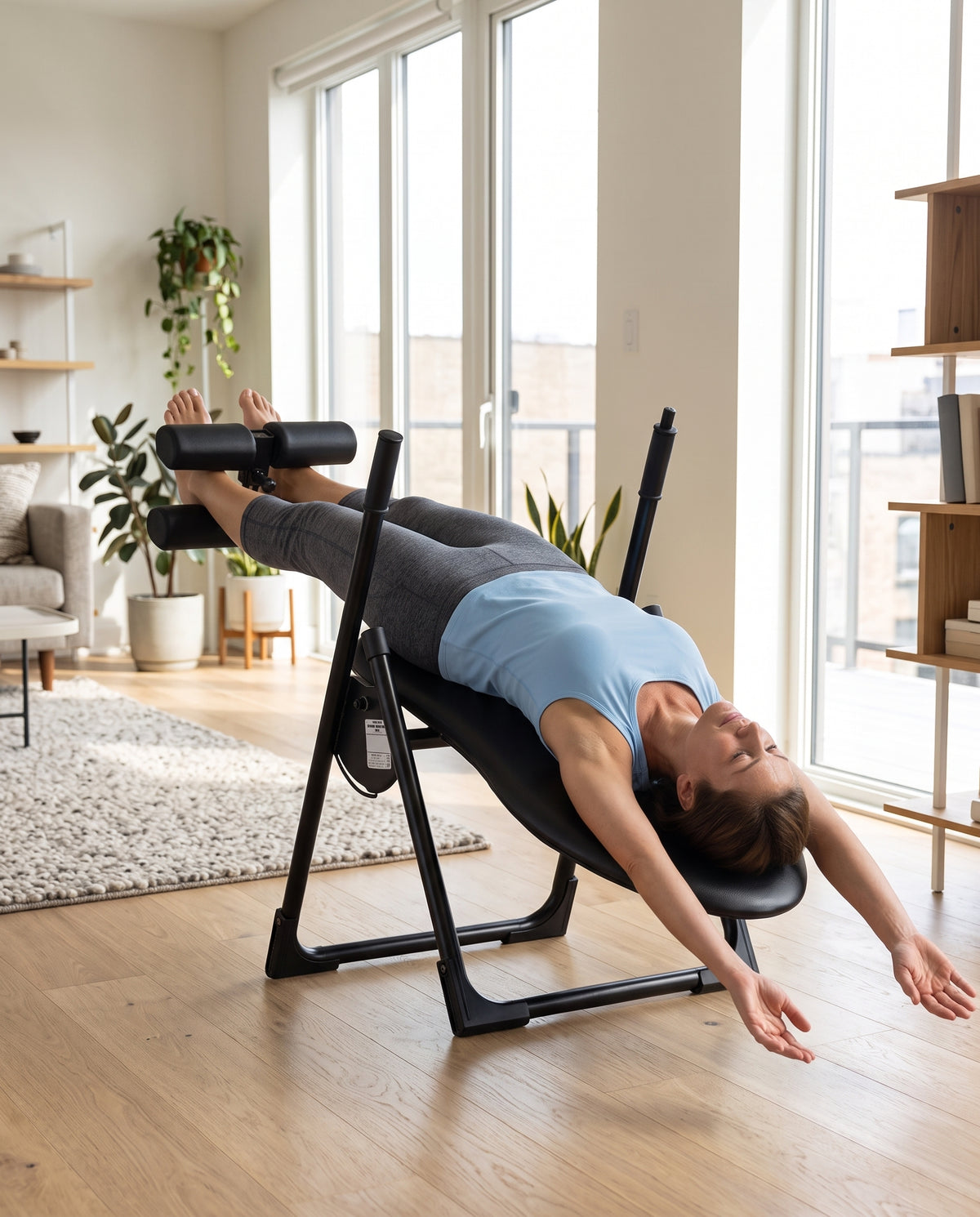 Back-A-Traction Inversion Table