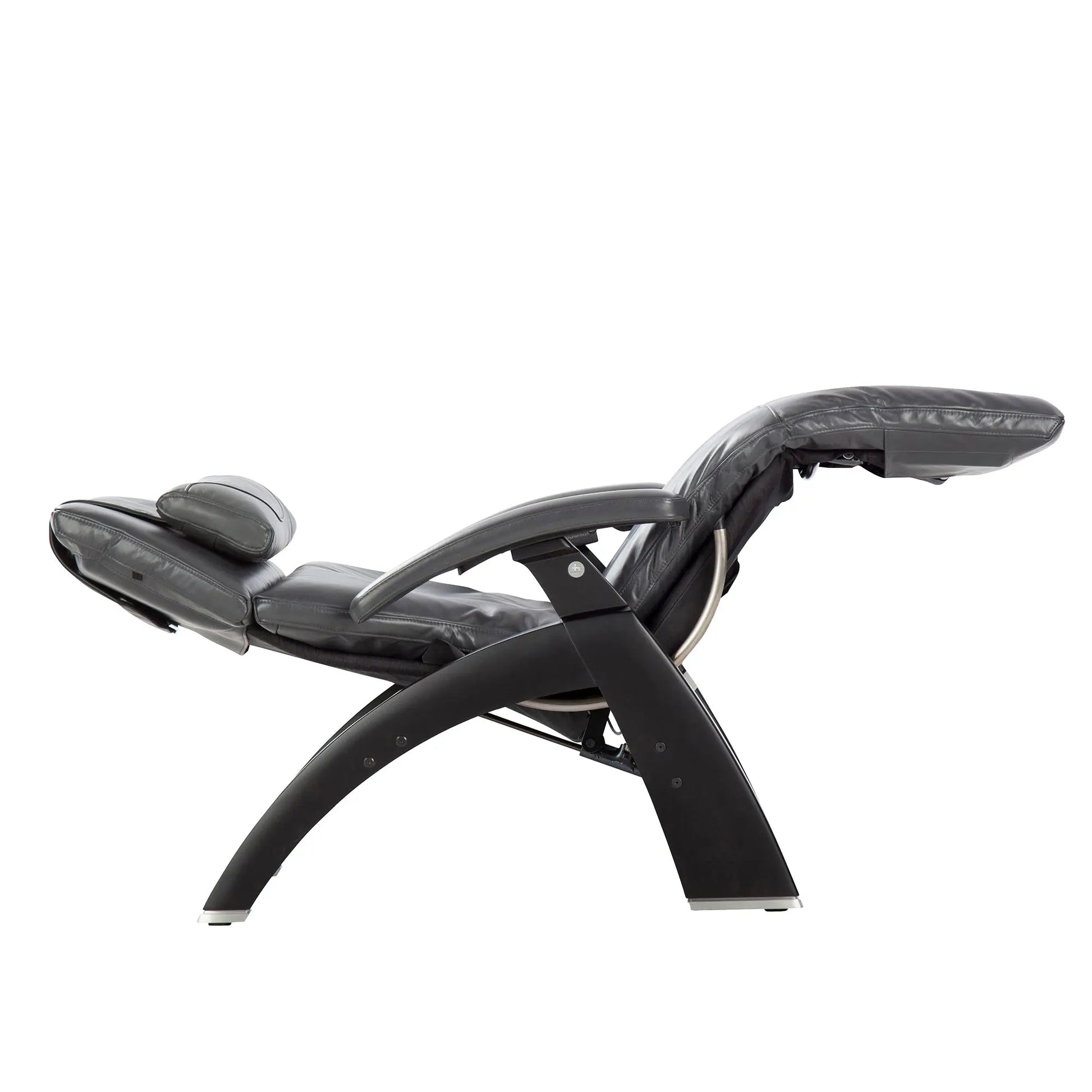 Gray massage chair on a white background