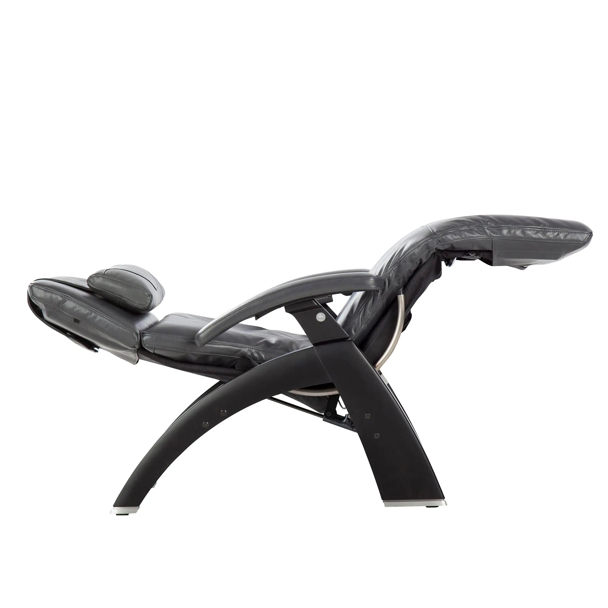 Gray massage chair on a white background