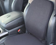 Premium Sacro-Ease Back Support in black.