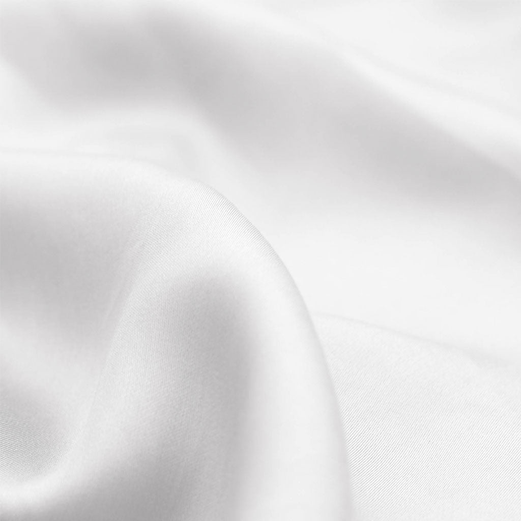 Close up on white pillowcase