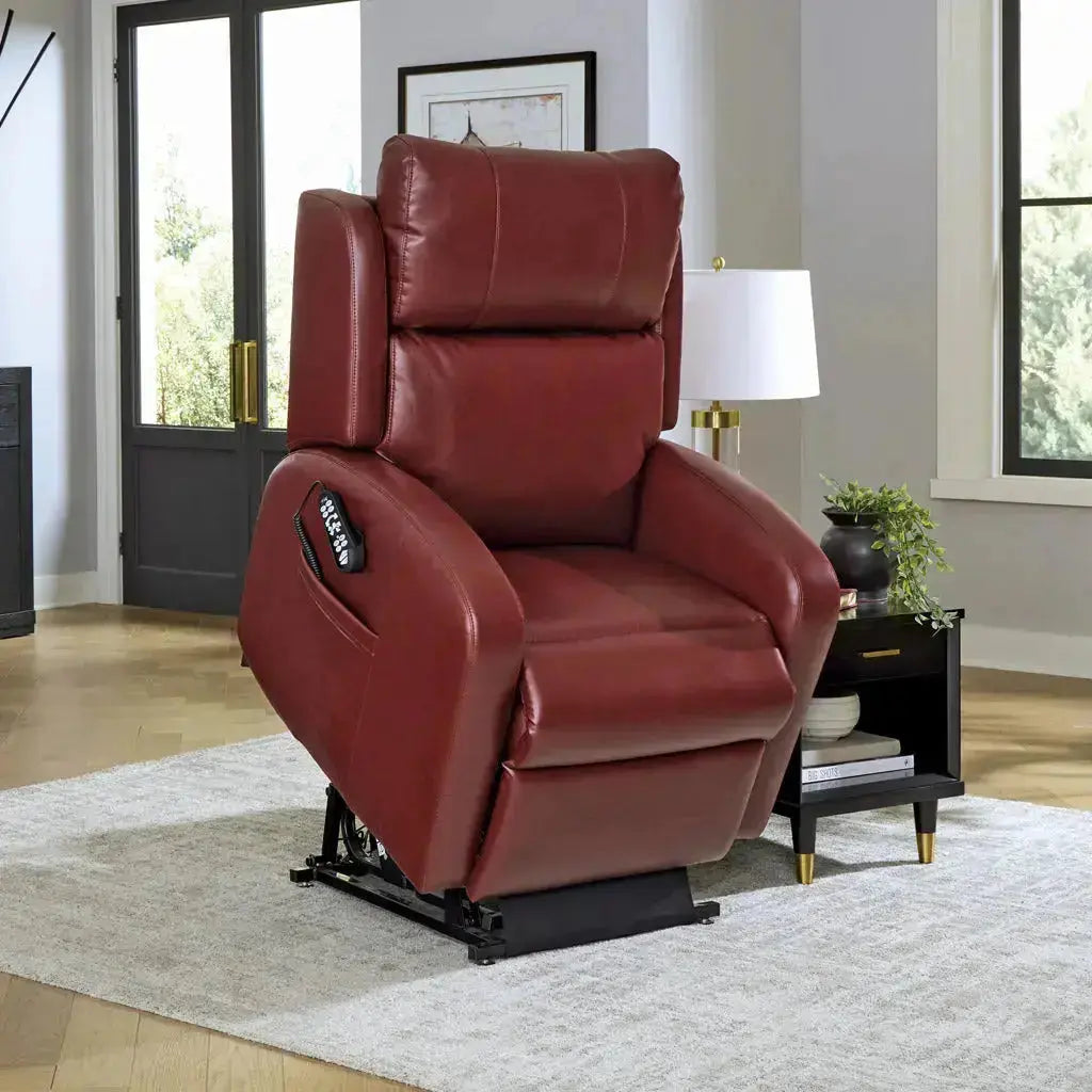 Sunrise PR134 Zero Gravity Lift Recliner in lifted position for easy standing assistance