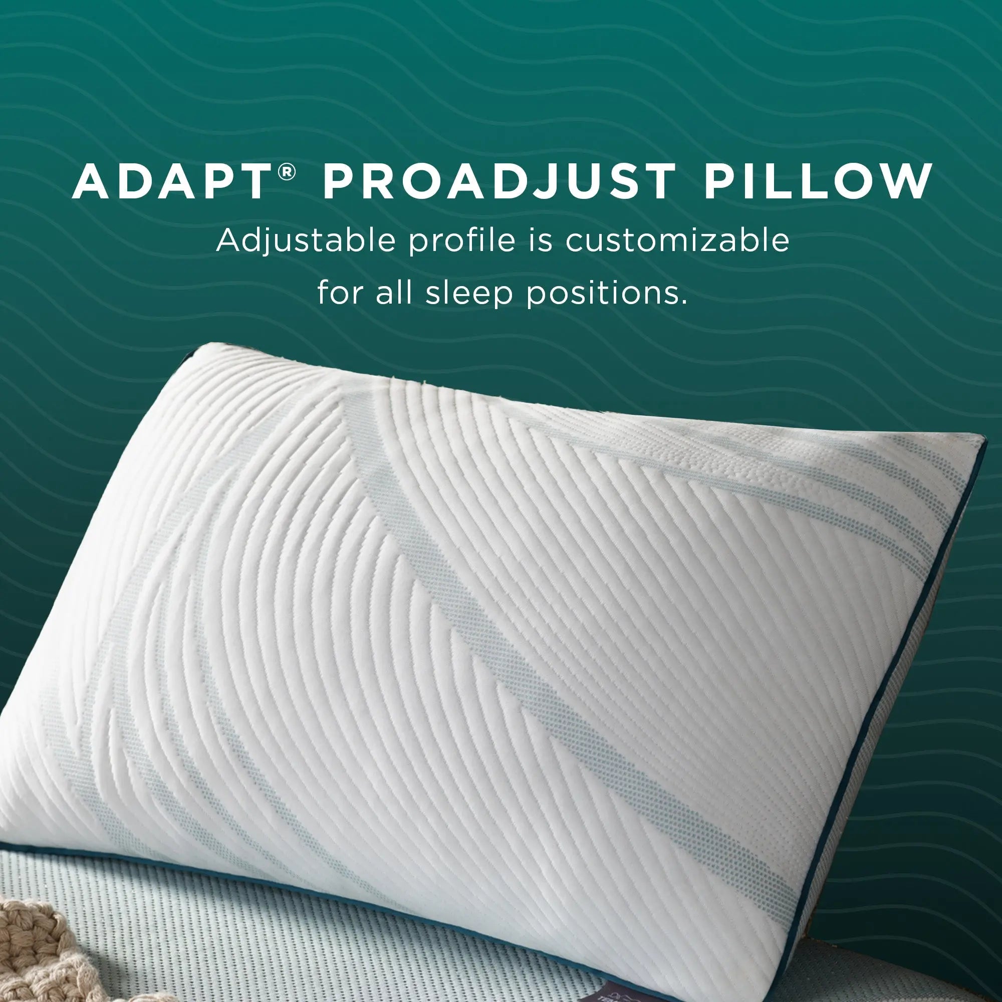 TEMPUR-Adapt® ProAdjust Pillow | Adjustable Cooling Neck Support