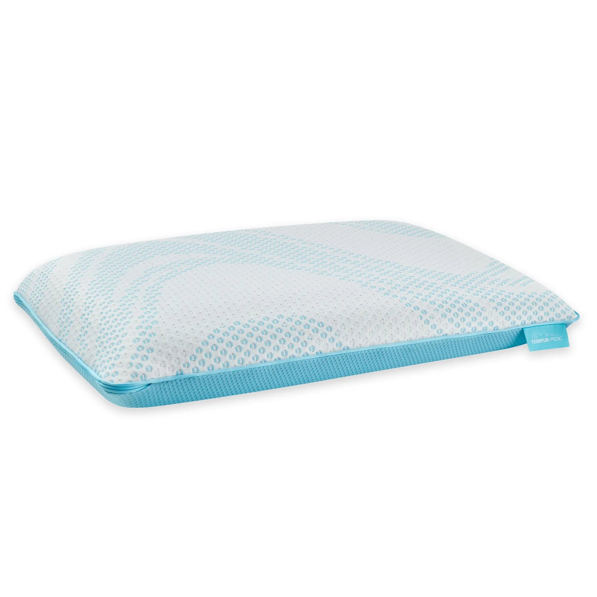 Front view of the TEMPUR-Breeze® ProLo Pillow on a white background.
