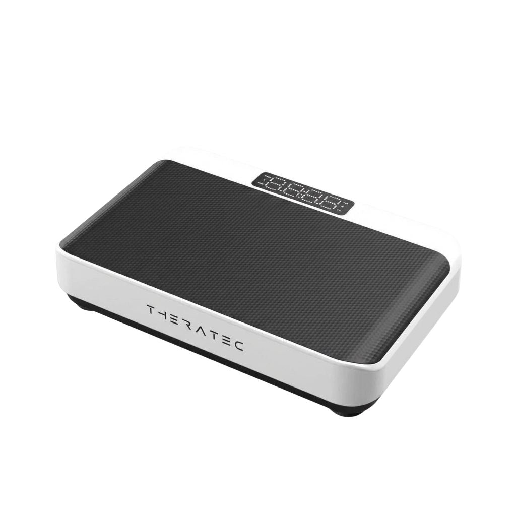 Theratec vibration plate on a white background