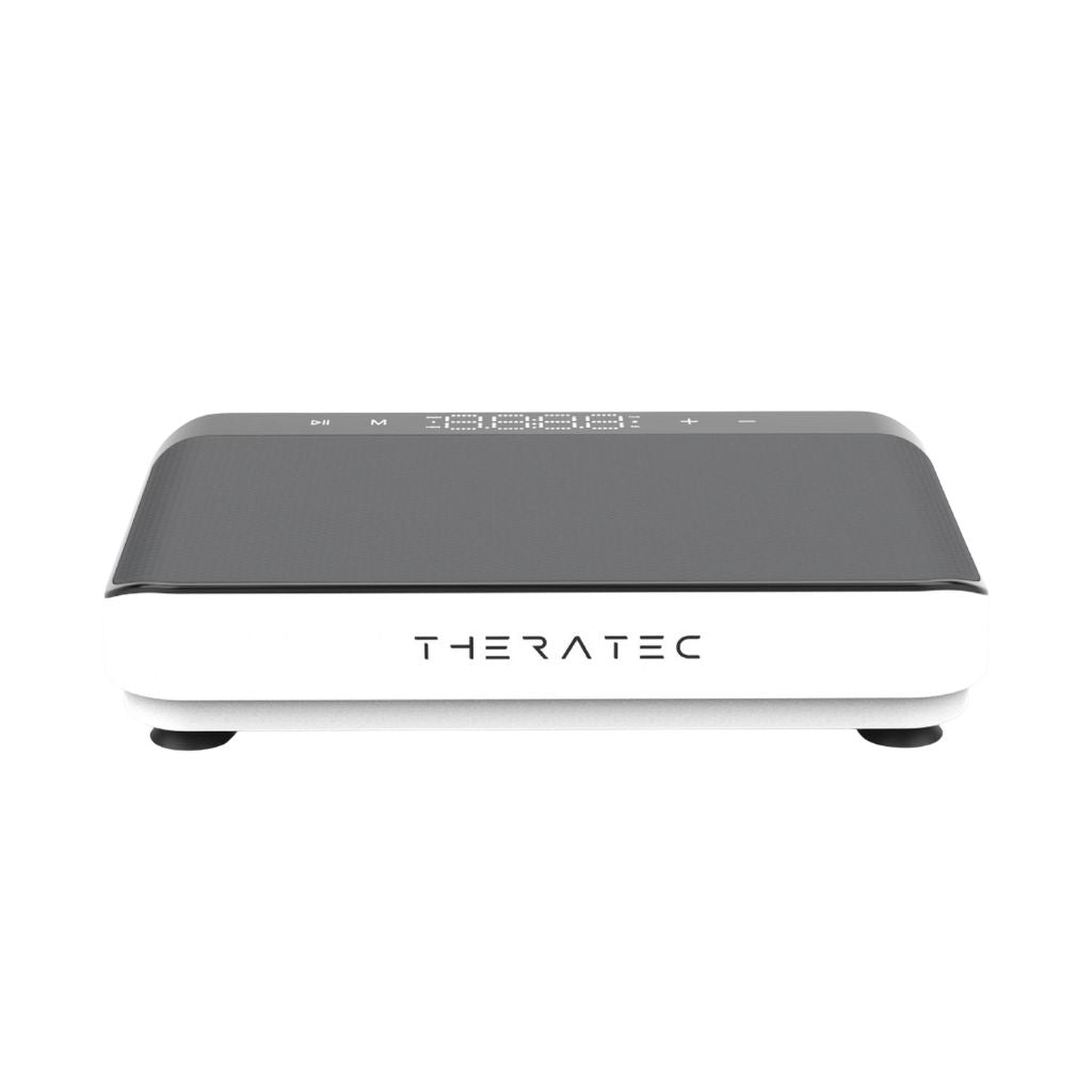 Theratec vibration plate on a white background