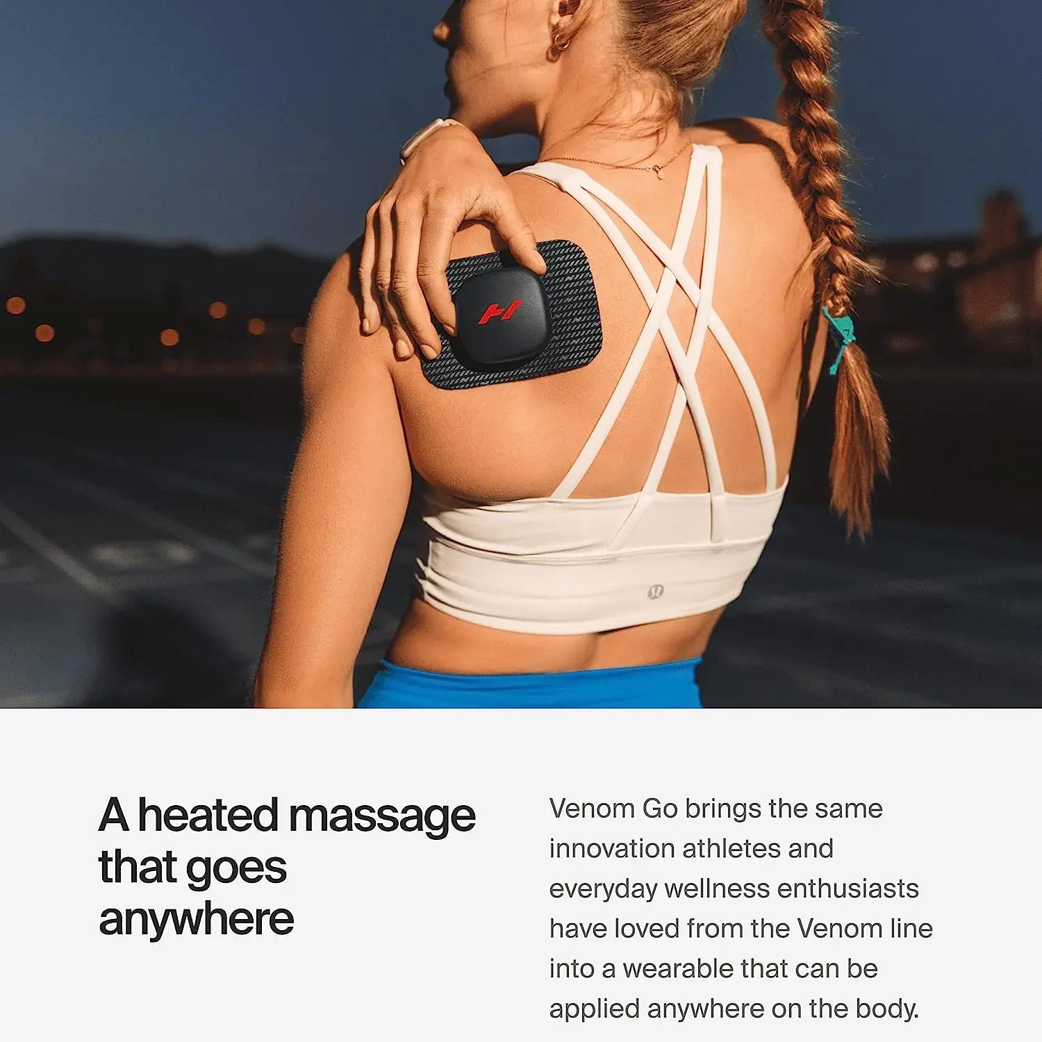 Venom Go Portable Heat & Vibration Patch | Targeted Muscle Relief