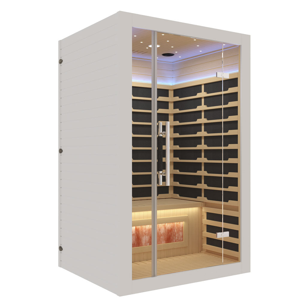 2 Person Infrared Sauna with Salt Bar