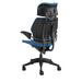 Freedom Office Chair with Headrest | Relax The Back | in textile Corde 4 color Azure
