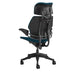 Freedom Office Chair with Headrest | Relax The Back | in textile Corde 4 color Peacock