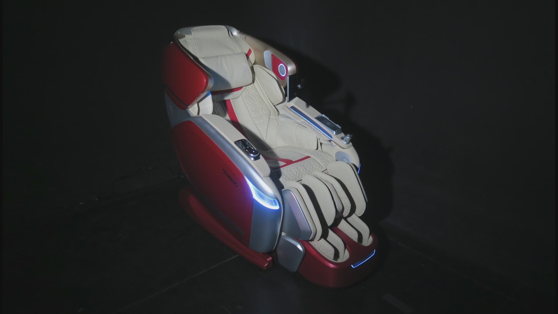 Load video: Quantum massage chair features video.