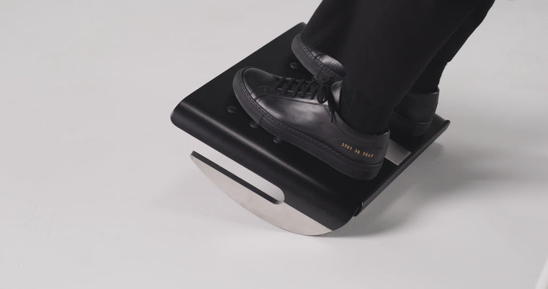 Humanscale foot rocker footrest video.
