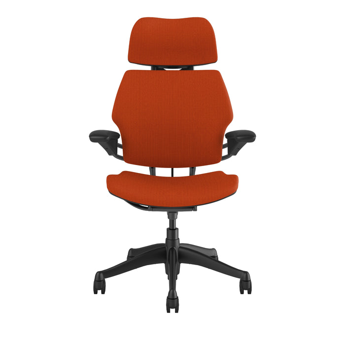 Freedom Office Chair with Headrest | Relax The Back | in textile Corde 4 color Pumpkin
