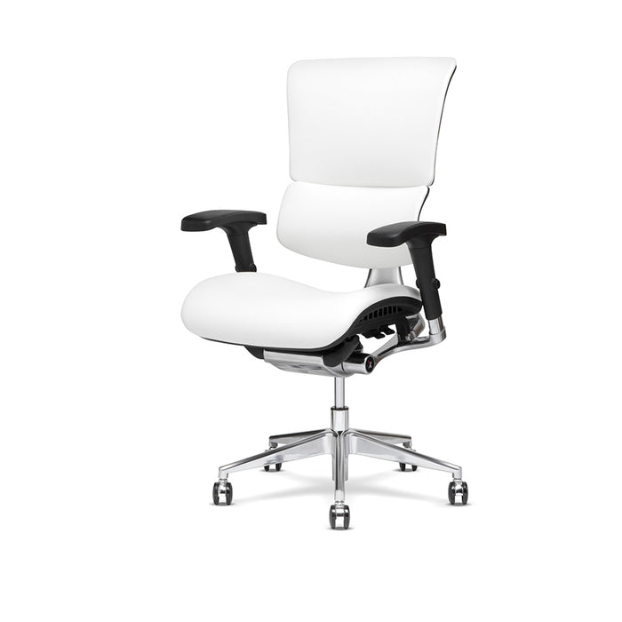 X4 Leather Executive Chair by X Chair in White | x chairs | the x chair | x chair office chair | x chair