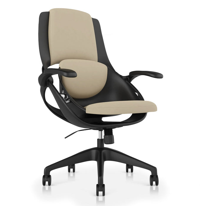 Axion Office Chair in fabric in tan | Relax The Back