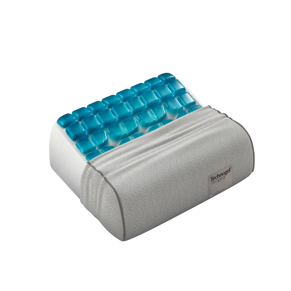 Anatomic Travel Pillow by Technogel® half covered